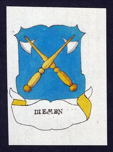Diemen - Diemen Niederlande Wappen Adel coat of arms heraldry Heraldik