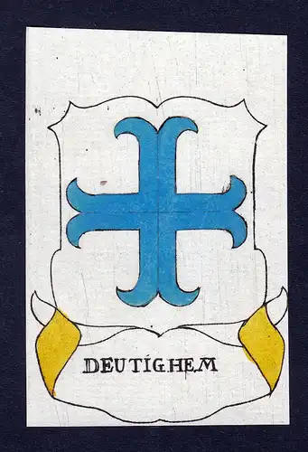 Deutighem - Duetighem Niederlande Deutighem Wappen Adel coat of arms heraldry Heraldik