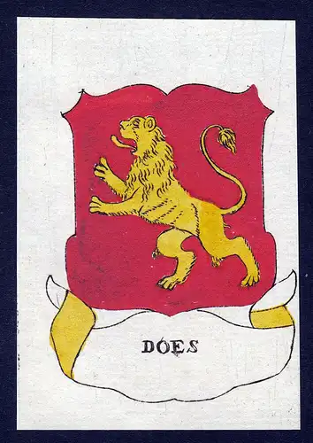 Does - Does Niederlande Wappen Adel coat of arms heraldry Heraldik