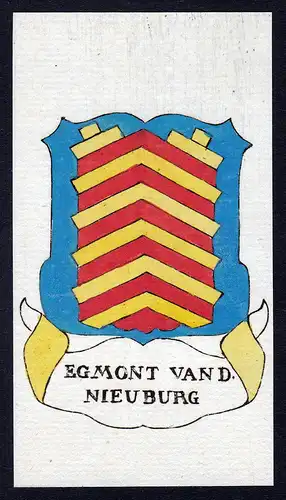 Egmont van d. Nieuburg - Egmont Nieuburg Holland Egmond Wappen Adel coat of arms heraldry Heraldik