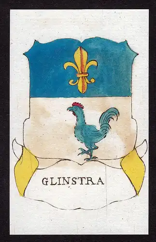 Glinstra - Arend Johan Glinstra Wappen Adel coat of arms heraldry Heraldik