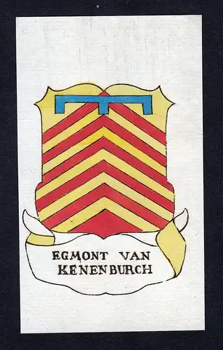 Egmont van Kenenburch - Egmont Kenenburch Holland Egmond Wappen Adel coat of arms heraldry Heraldik