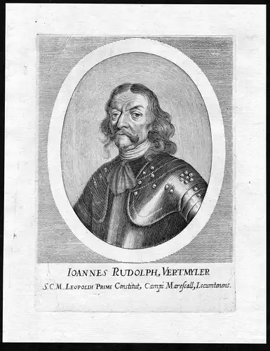 Ioannes Rudolph Vertmyler - Hans Rudolf Werdmüller (1614-1677) Zürich Villingen Genf Lyon Generalleutnant Sc