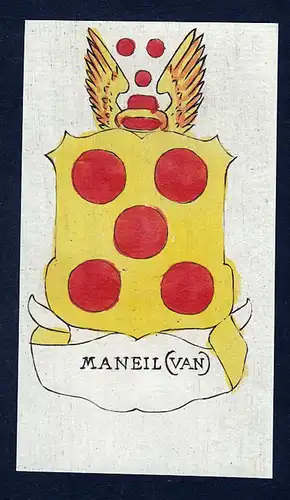 Manell (Van) - Manel Manell Wappen Adel coat of arms heraldry Heraldik