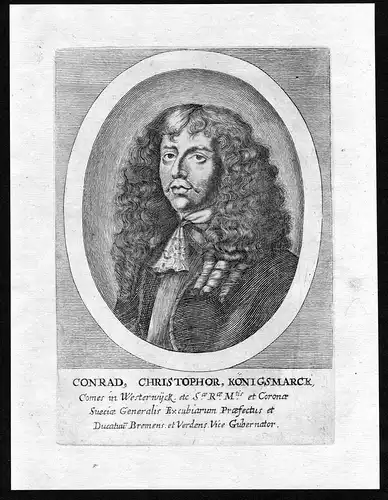 Conrad Christophor Königsmarck - Kurt Christoph von Königsmarck (1634-1673) Portrait