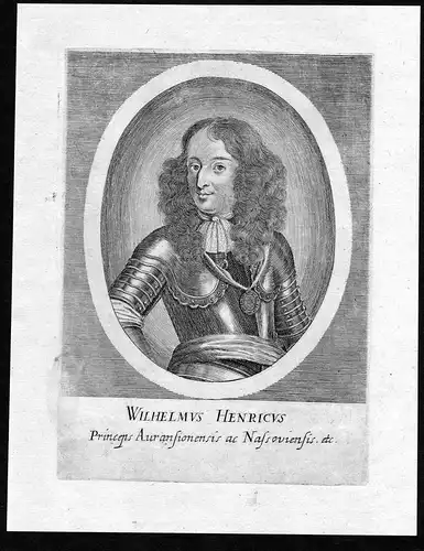 Wilhelmus Henricus - William III of England (1650-1702) of Orange Holland Zeeland Utrecht Geldern Overijssel P