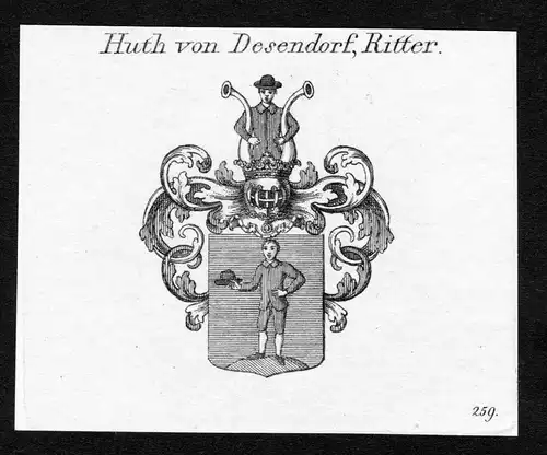 Huth von Desendorf, Ritter - Huth Desendorf Wappen Adel coat of arms heraldry Heraldik