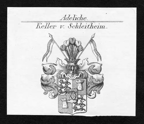 Keller v. Schleitheim - Schleitheim Keller Schweiz Wappen Adel coat of arms heraldry Heraldik