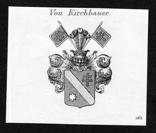 Von Kirchbauer - Kirchbauer Kirchbaur Wappen Adel coat of arms heraldry Heraldik