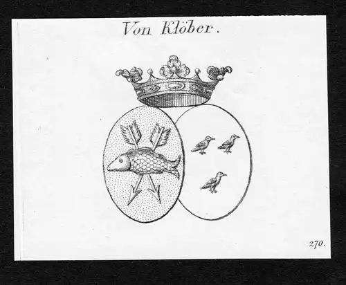 Von Klöber - August Kloeber Klöber Wappen Adel coat of arms heraldry Heraldik