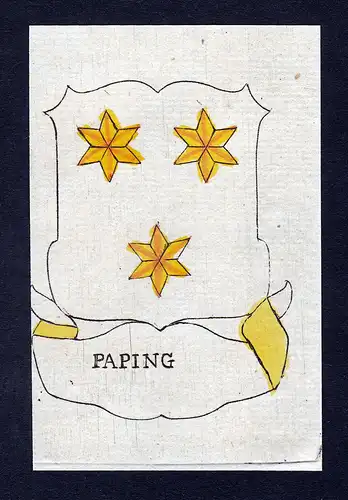 Paping - Paping Wappen Adel coat of arms heraldry Heraldik