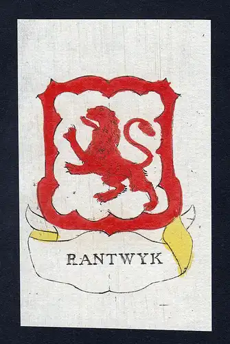 Rantwyk - Rantwyk Wappen Adel coat of arms heraldry Heraldik