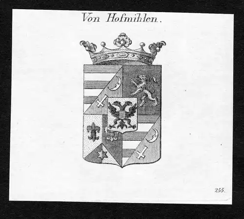 Von Hofmihlen - Hofmihlen Hofmühlen Wappen Adel coat of arms heraldry Heraldik