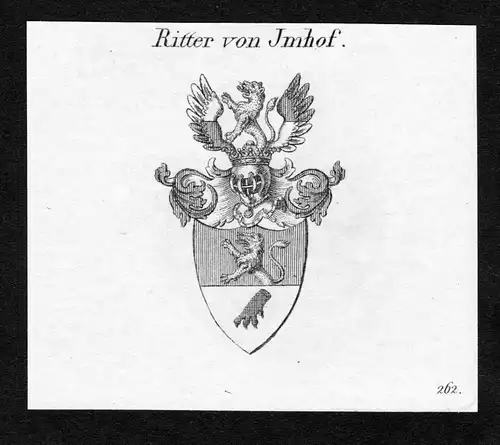 Ritter von Jmhof - Jmhof Imhof Imhoff Wappen Adel coat of arms heraldry Heraldik