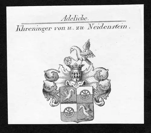 Khreninger von u. zu Neidenstein - Khreninger Neidenstein Wappen Adel coat of arms heraldry Heraldik