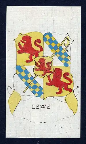 Lewe - Lewe Wappen Adel coat of arms heraldry Heraldik