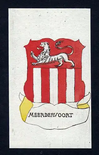 Meerdervoort - Meerdervoort Niederlande Wappen Adel coat of arms heraldry Heraldik