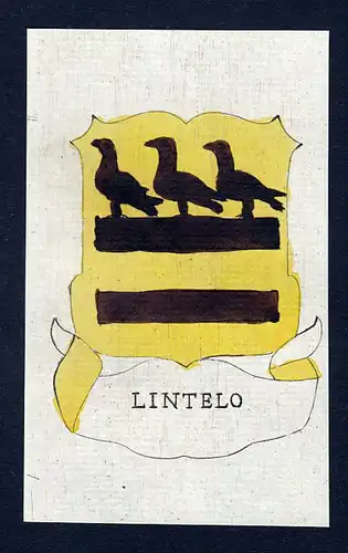 Lintelo - Lintelo Wappen Adel coat of arms heraldry Heraldik