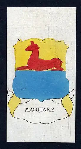 Macquare - Macquare Macquarie Wappen Adel coat of arms heraldry Heraldik