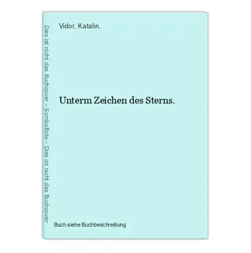 Unterm Zeichen des Sterns.