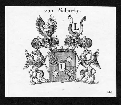 Von Schacky - Schacky Wappen Adel coat of arms heraldry Heraldik