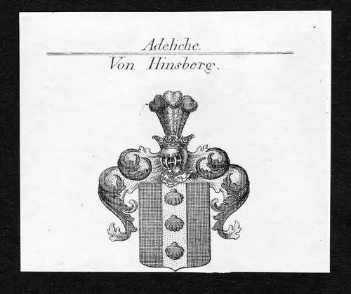 Von Hinsberg - Hinsberg Wappen Adel coat of arms heraldry Heraldik