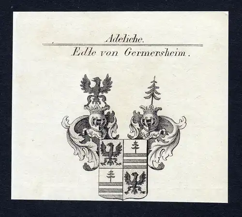 Edle von Germersheim - Germersheim Rheinland-Pfalz Wappen Adel coat of arms heraldry Heraldik