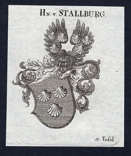 Hn. v. Stallburg - Stallburg Stalburg Wappen Adel coat of arms heraldry Heraldik