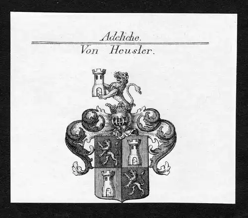 Von Heusler - Heusler Heussler Wappen Adel coat of arms heraldry Heraldik