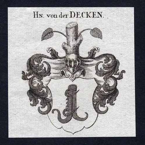Hn. von der Decken - Decken Niedersachsen Wappen Adel coat of arms heraldry Heraldik