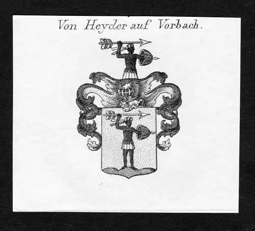 Von Heyder auf Vorbach - Heyder Vorbach Wappen Adel coat of arms heraldry Heraldik