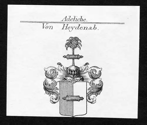 Von Heydenab - Heydenab Haidnob Franken Wappen Adel coat of arms heraldry Heraldik