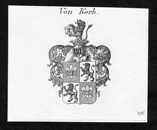 Von Korb - Korb Wappen Adel coat of arms heraldry Heraldik