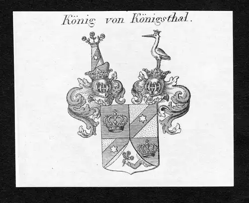 König von Königsthal - König Koenig Königsthal Wappen Adel coat of arms heraldry Heraldik