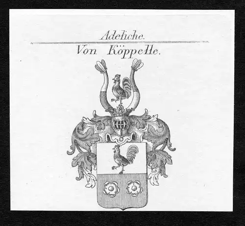 Von Köppelle - Köppelle Koeppelle Wappen Adel coat of arms heraldry Heraldik