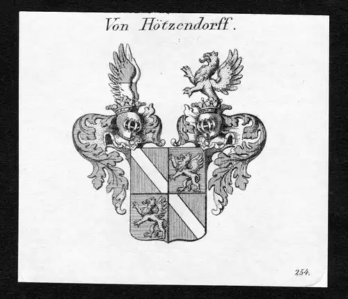 Von Hötzendorff - Hötzendorff Hötzendorf Hoetzendorf Wappen Adel coat of arms heraldry Heraldik
