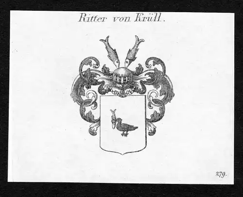 Ritter von Krüll - Krüll Kruell Wappen Adel coat of arms heraldry Heraldik