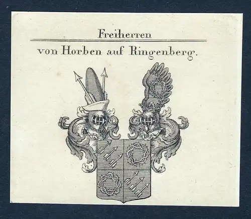 Von Horben auf Ringenberg - Horben Ringenberg Horwin Horwen Wappen Adel coat of arms heraldry Heraldik