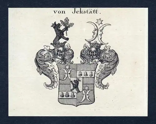 Von Jckstätt - Jckstätt Eckstädt Wappen Adel coat of arms heraldry Heraldik
