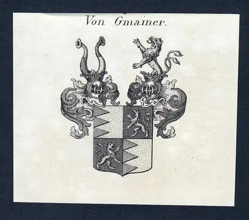 Von Gmainer - Gmainer Wappen Adel coat of arms heraldry Heraldik