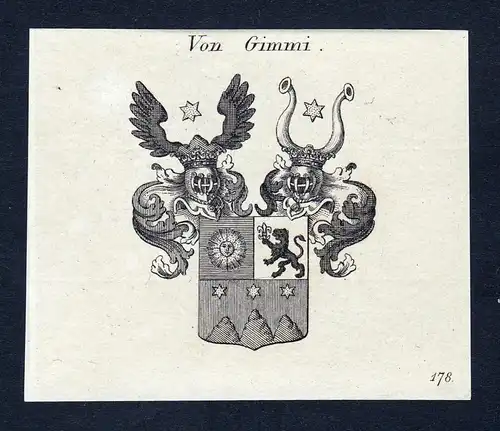 Von Gimmi - Gimmi Wappen Adel coat of arms heraldry Heraldik
