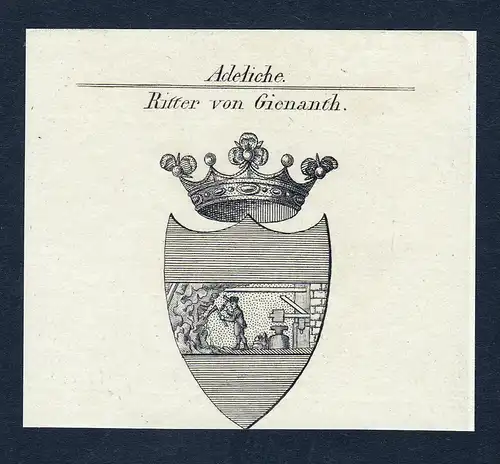Ritter von Gienanth - Gienanth Wappen Adel coat of arms heraldry Heraldik