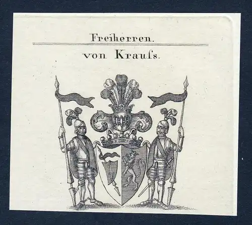 Von Krauss - Krauss Kraus Wappen Adel coat of arms heraldry Heraldik