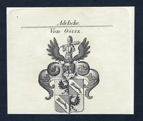 Von Göriz - Göriz Göritz Goeritz Wappen Adel coat of arms heraldry Heraldik
