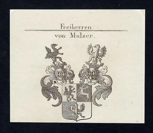 Von Mulzer - Mulzer Wappen Adel coat of arms heraldry Heraldik