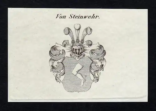 Von Steinwehr - Steinwehr Holstein Wappen Adel coat of arms heraldry Heraldik