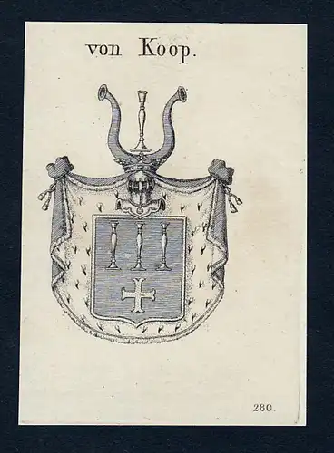 Von Koop - Koop Kobs Wappen Adel coat of arms heraldry Heraldik