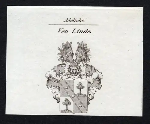 Von Linde - Linde Linden Preußen Wappen Adel coat of arms heraldry Heraldik