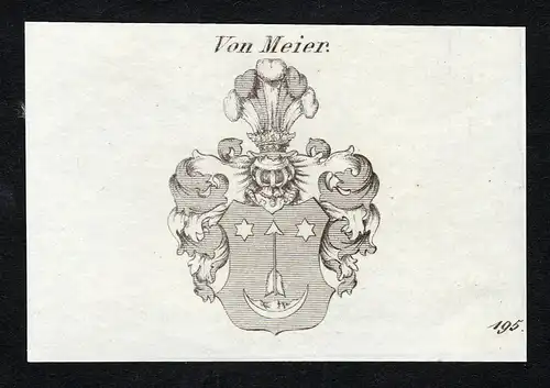 Von Meier - Meier Mayer Maier Meyer Wappen Adel coat of arms heraldry Heraldik