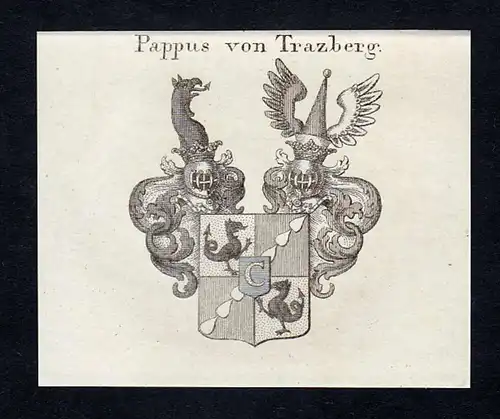 Pappus von Trazberg - Trazberg Tratzberg Pappus Wappen Adel coat of arms heraldry Heraldik